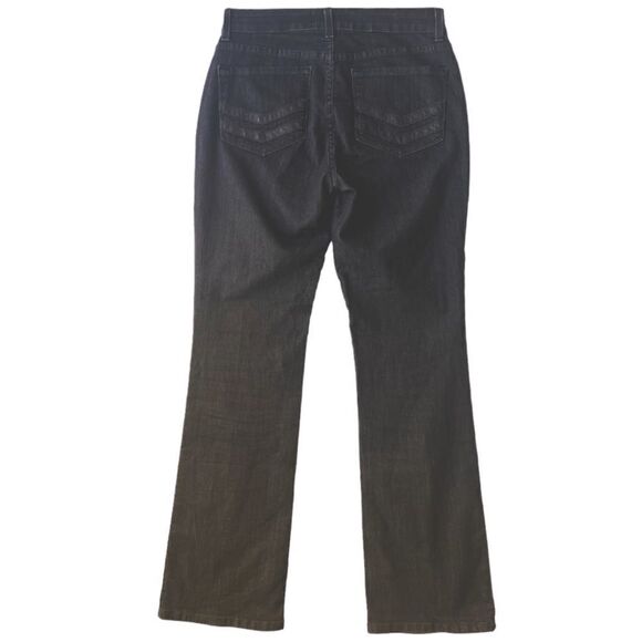 NYDJ Women’s Black Bootcut Lift tuck Technology Jeans sz 8 - Picture 1 of 13